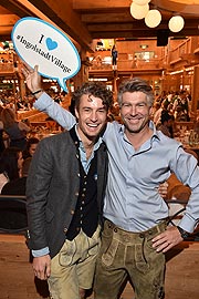 Simon Lohmeyer, Christian Bracht  186. Oktoberfest - Ingolstadt Wiesn im Schuetzenfestzelt in München am 25.09.2019 Foto: BrauerPhotos / Goran Nitschke 